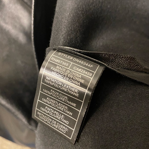 Steve Madden metallic vegan leather midi dress black | Size L - Picture 5 of 5